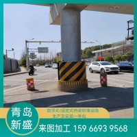 青島新盛路墩隔離墩防車撞醒目提示保護(hù)裝置